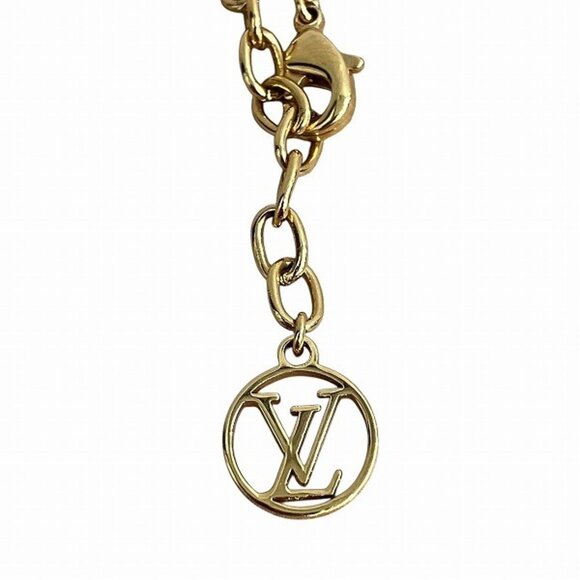 LOUIS VUITTON Gold Charm Bracelet - Picture 8 of 9